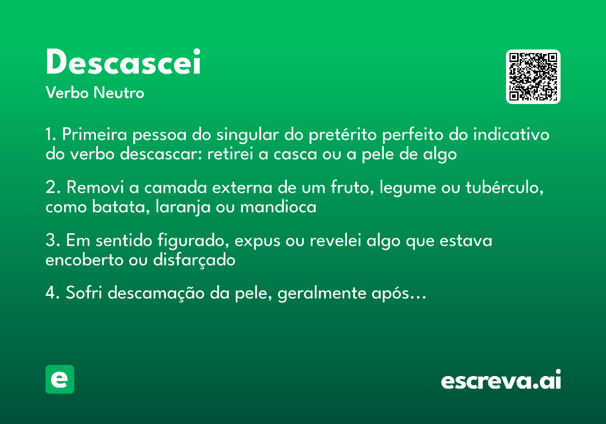 descascei