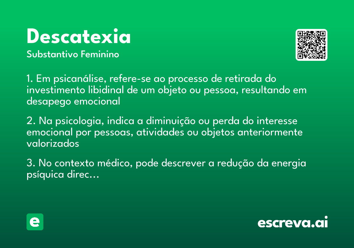descatexia