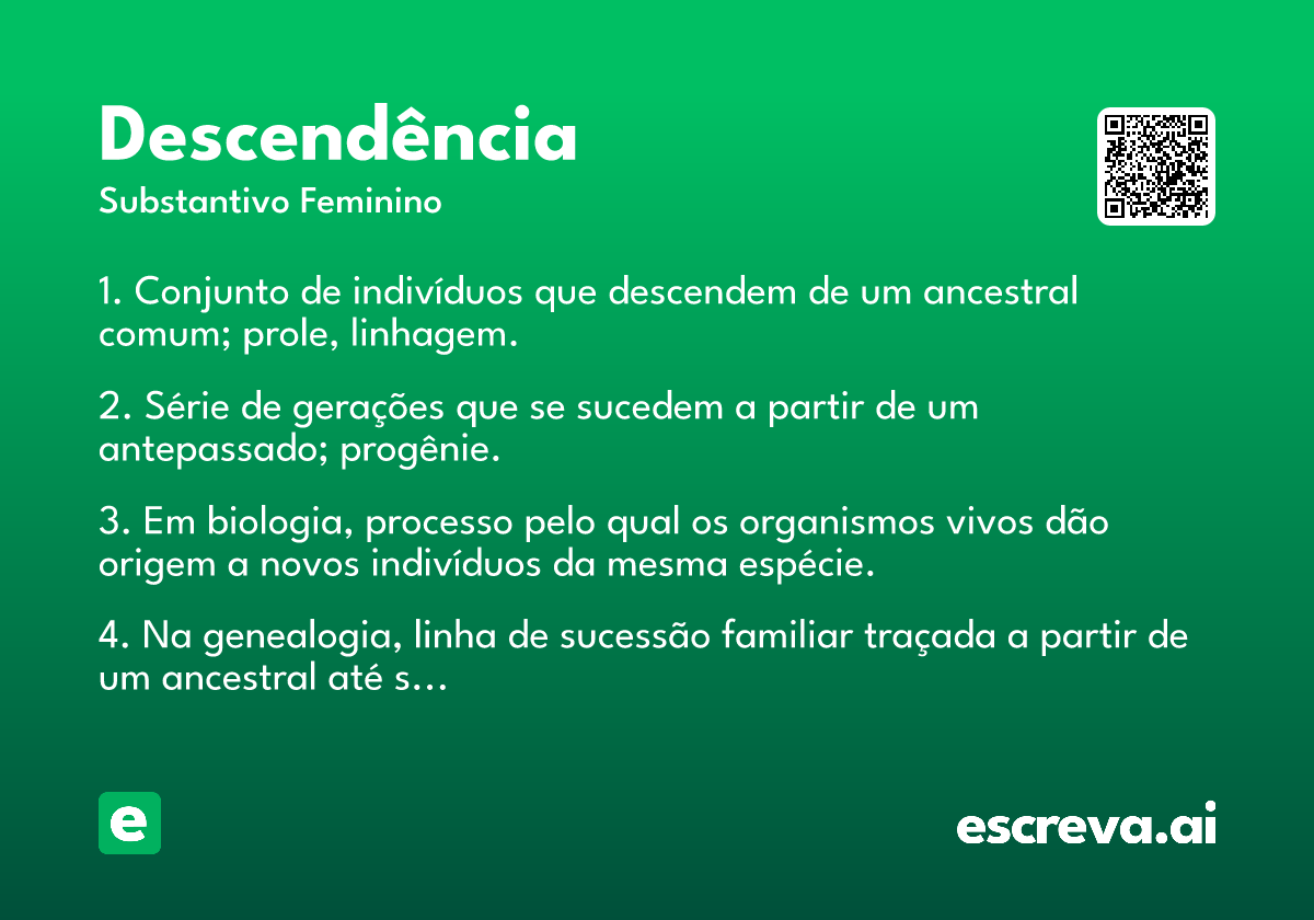 descendência