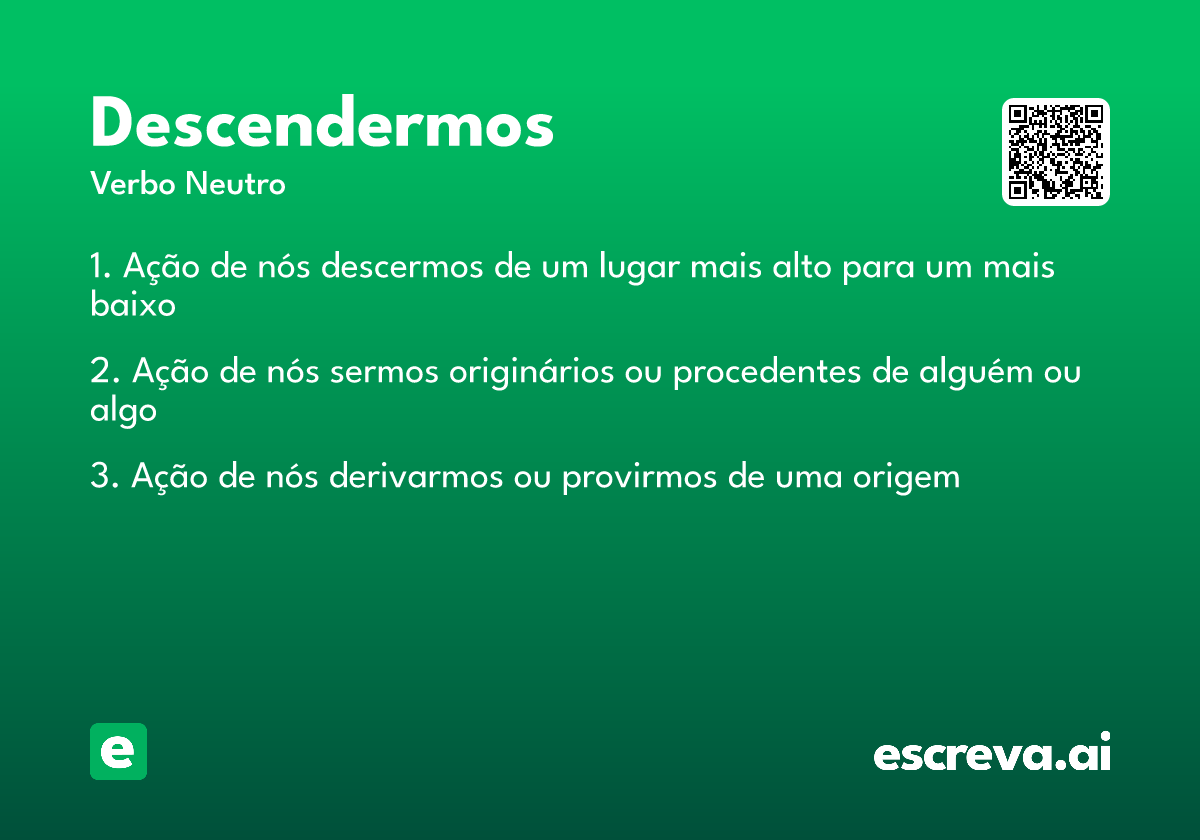 descendermos