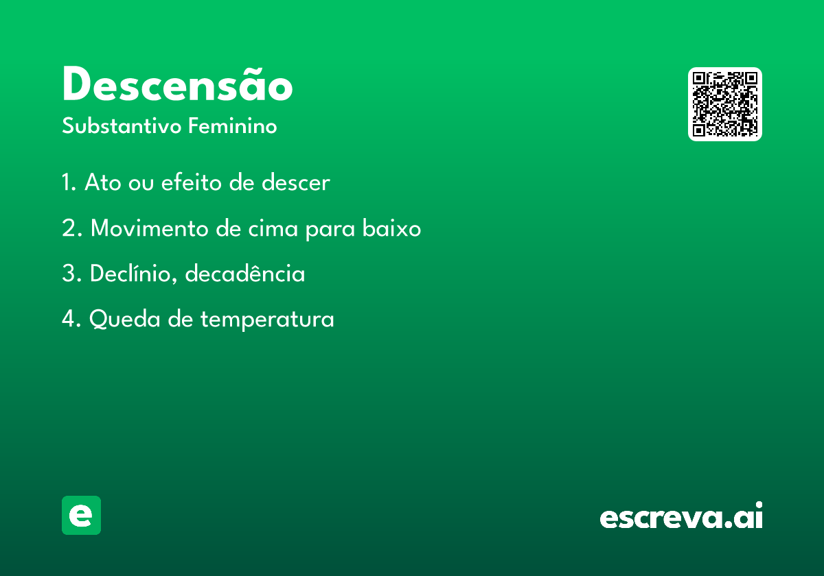 descensão
