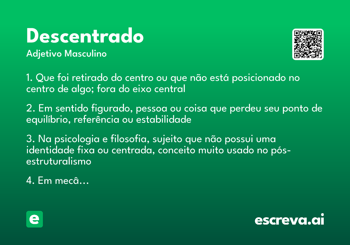 descentrado
