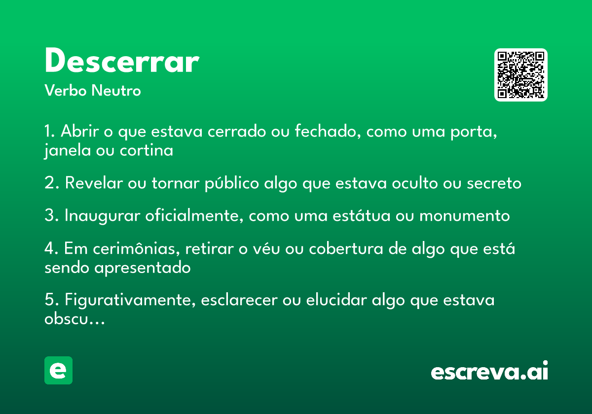 descerrar