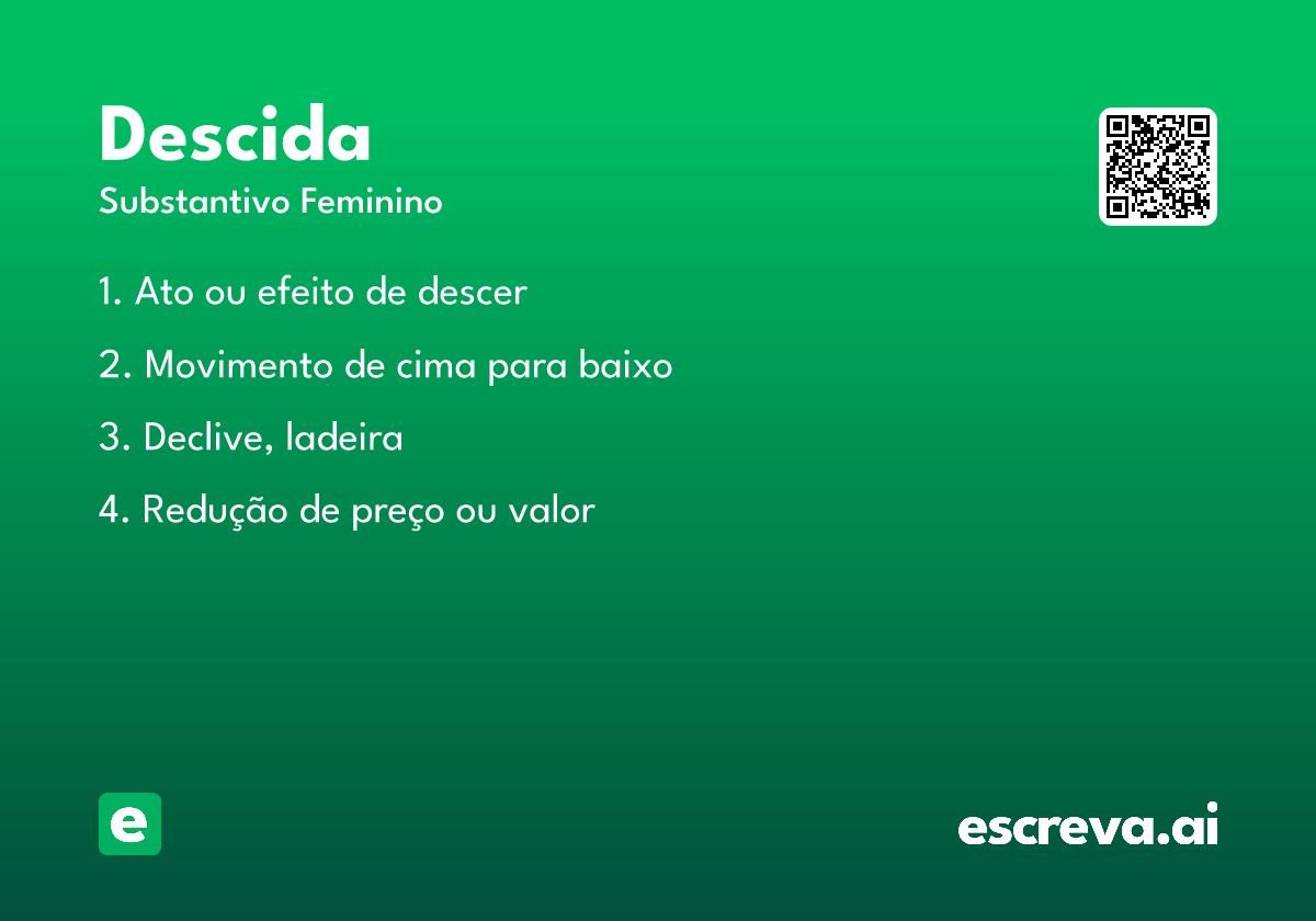 descida