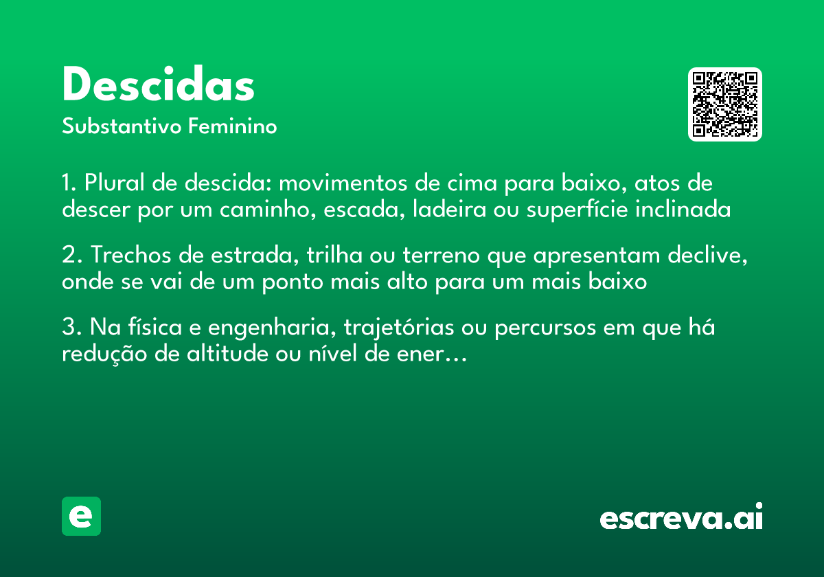 descidas