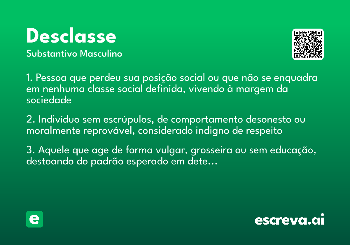 desclasse