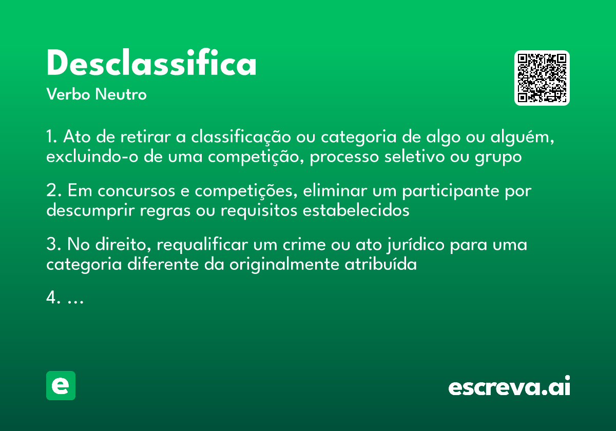 desclassifica