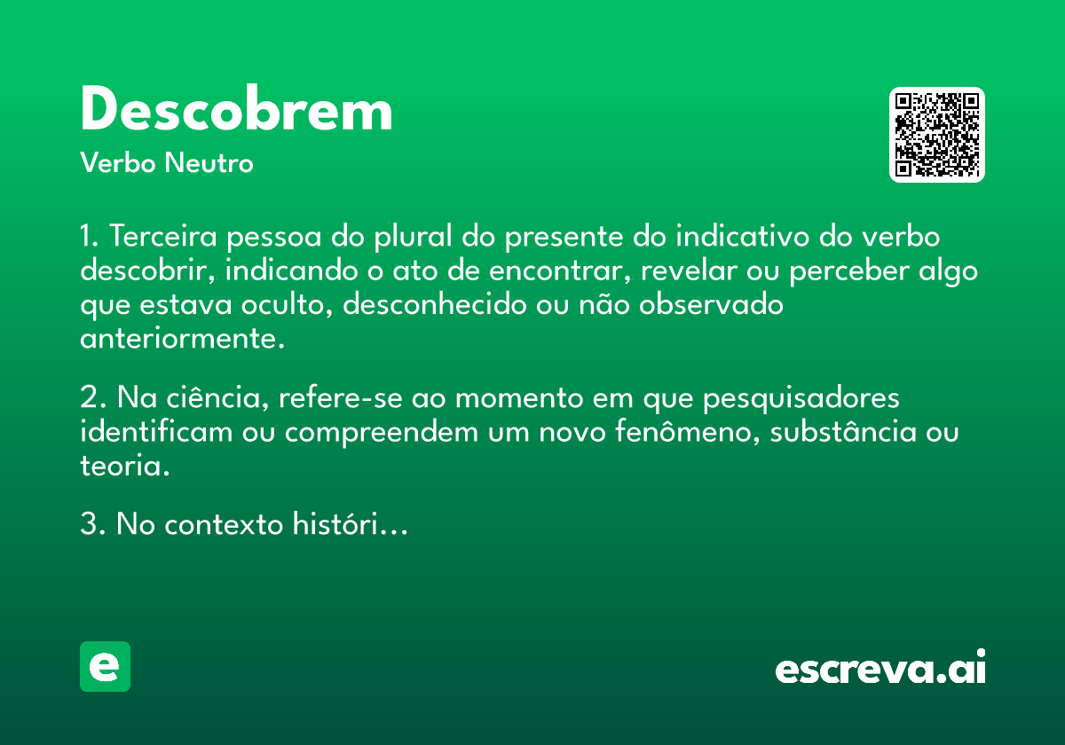 descobrem