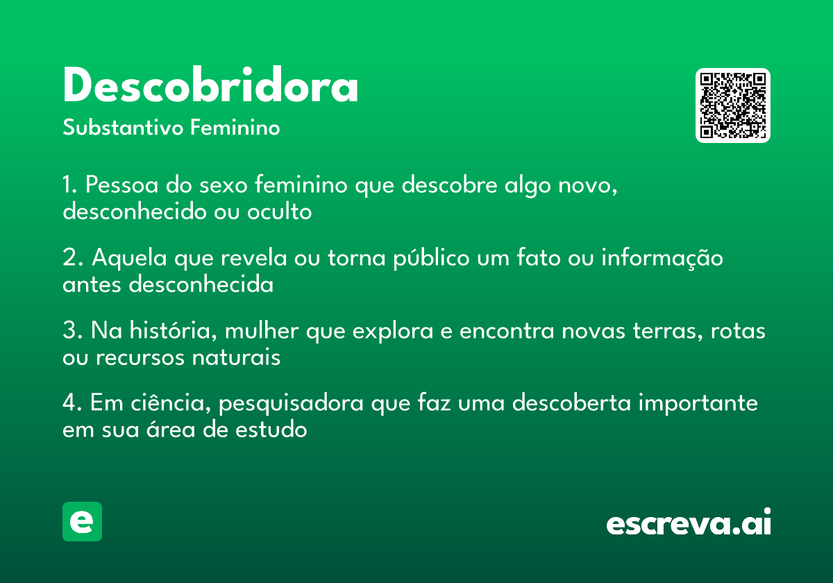 descobridora