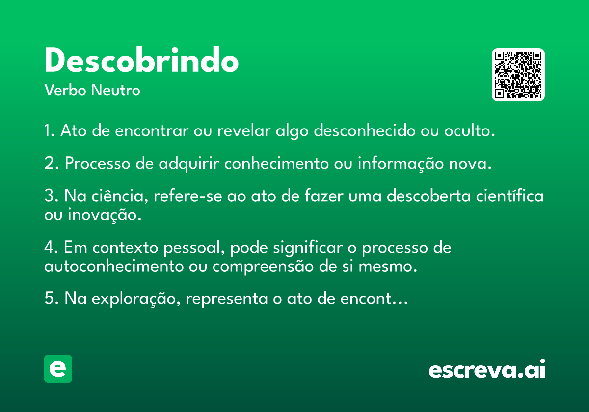 descobrindo