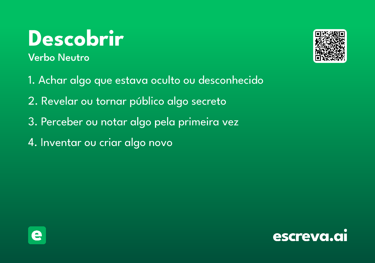 descobrir