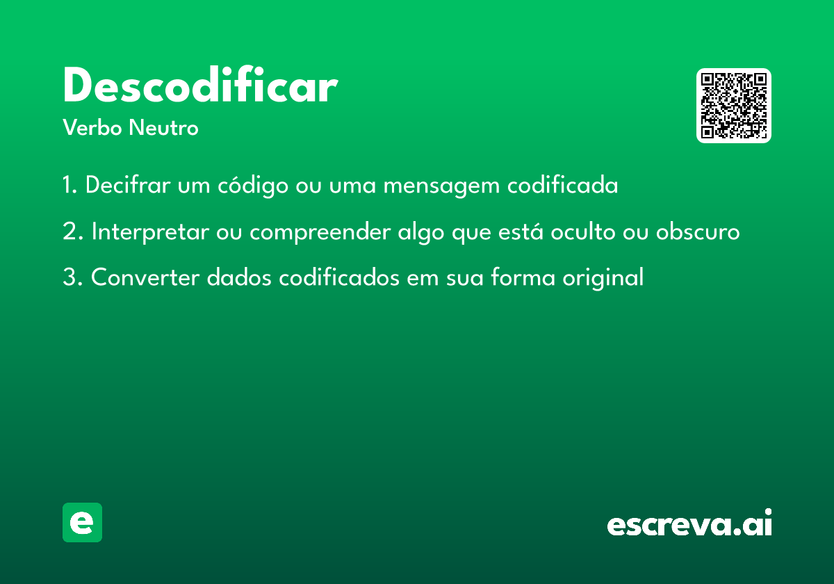 descodificar