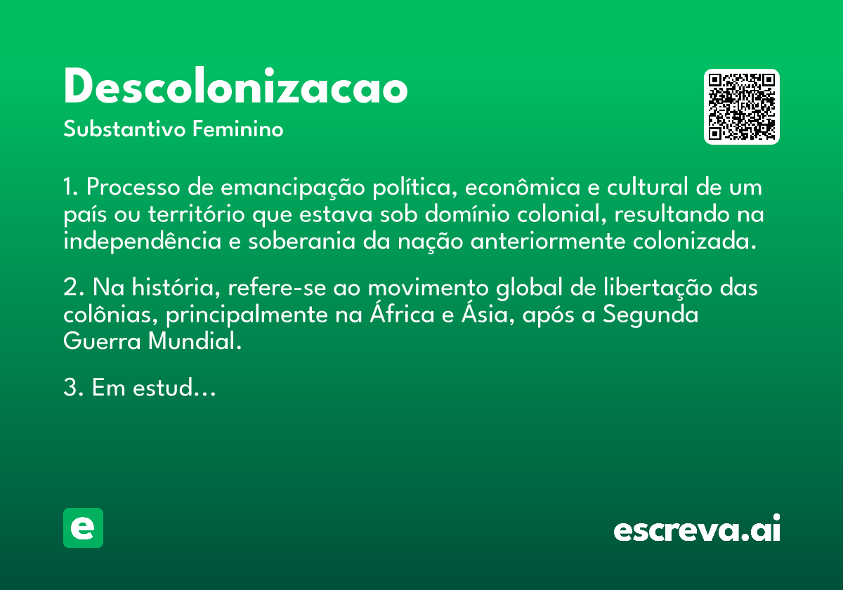 descolonizacao