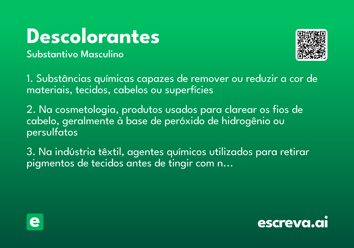 descolorantes