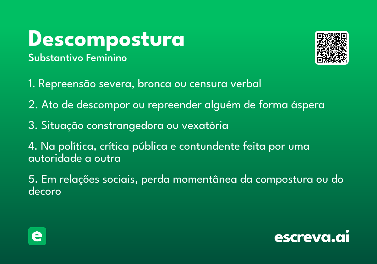 descompostura