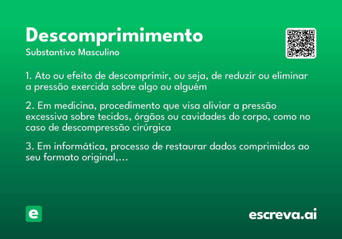 descomprimimento