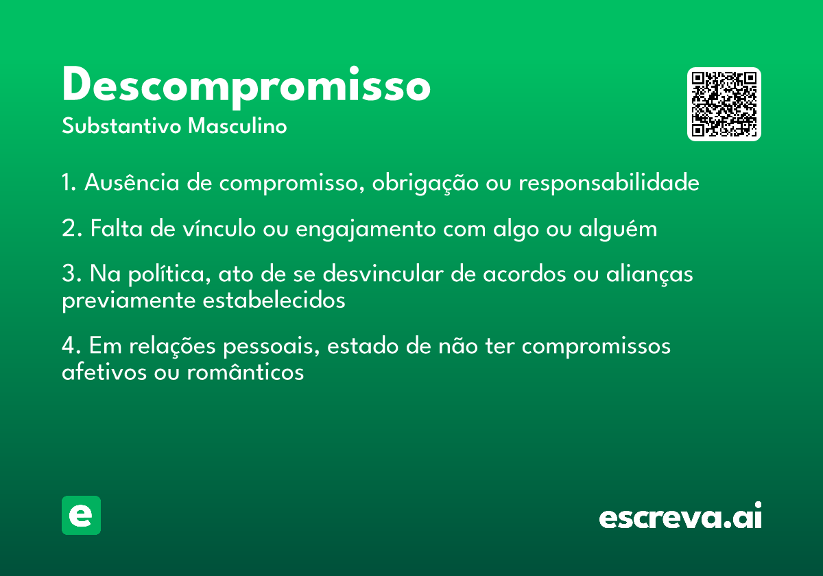 descompromisso