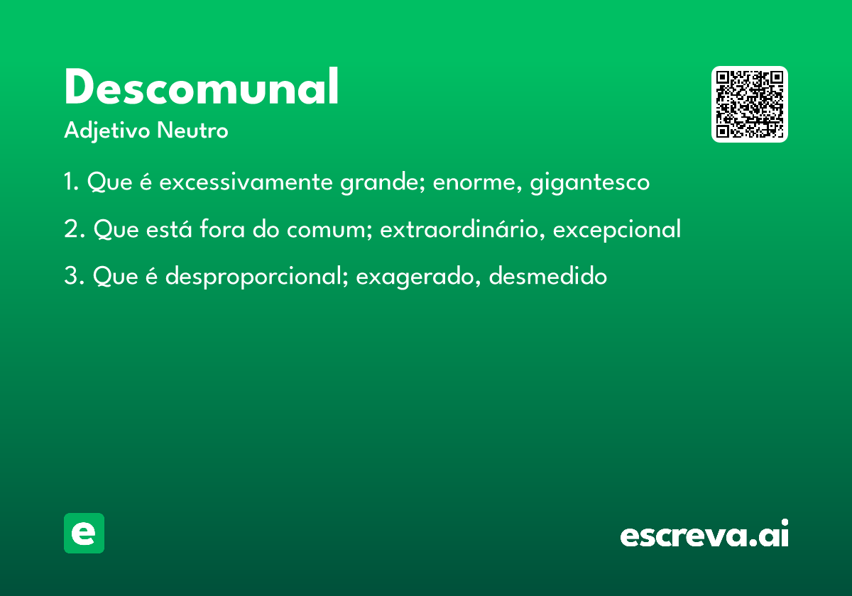 descomunal