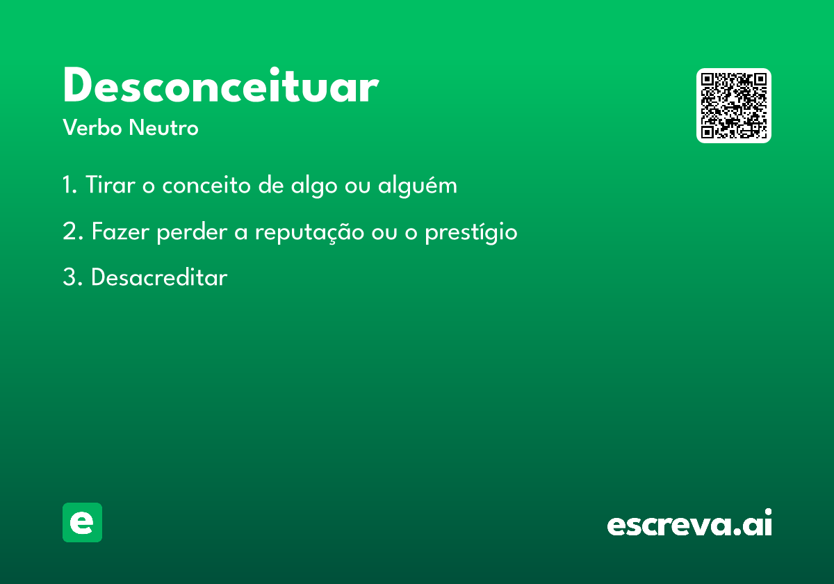 desconceituar
