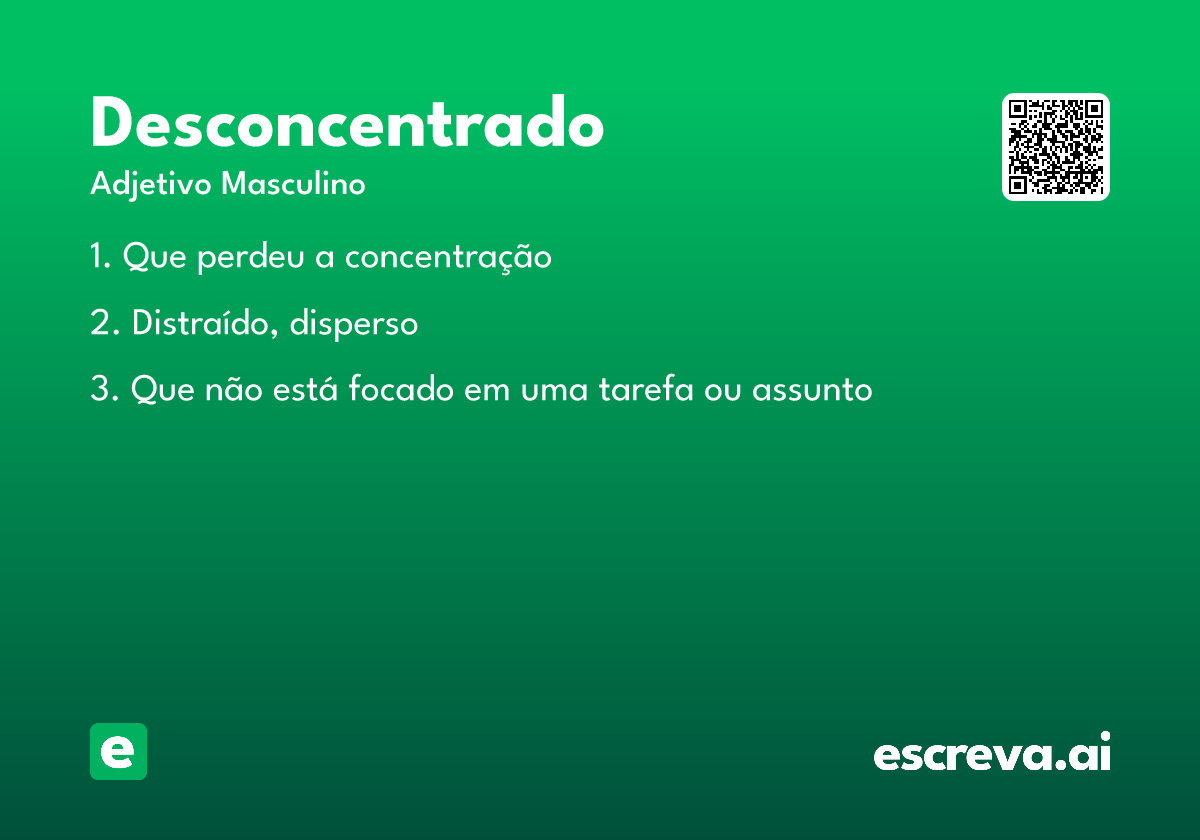 desconcentrado
