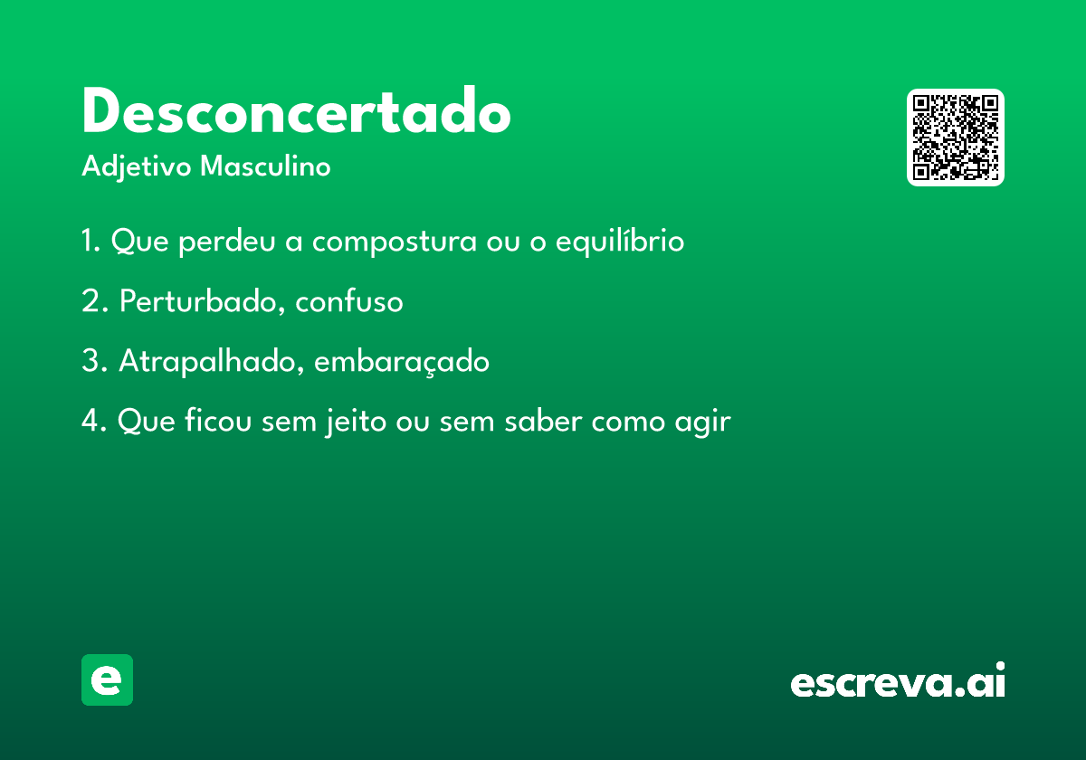 desconcertado
