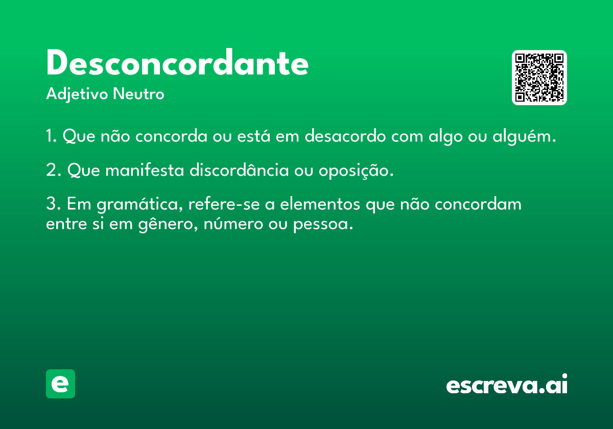 desconcordante