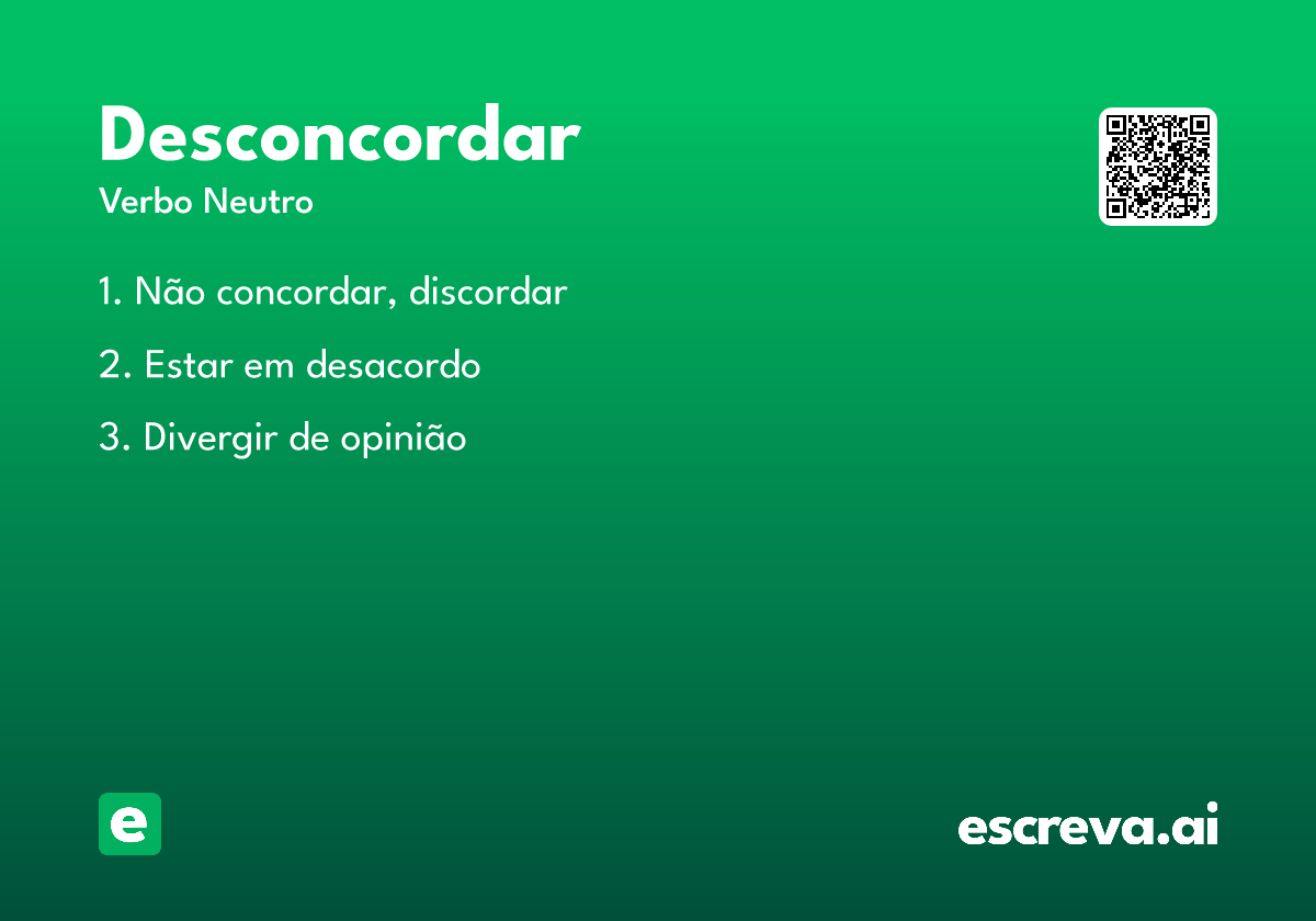 desconcordar