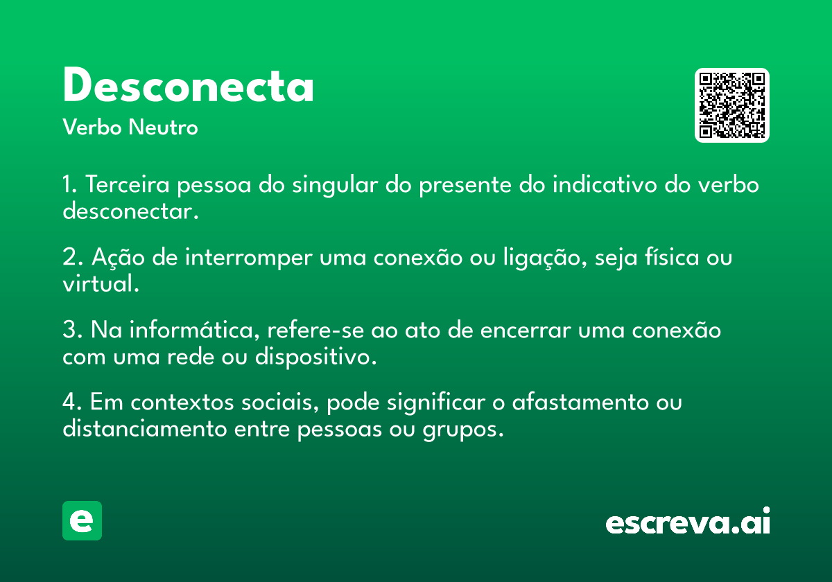 desconecta