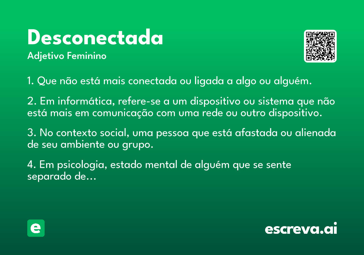 desconectada