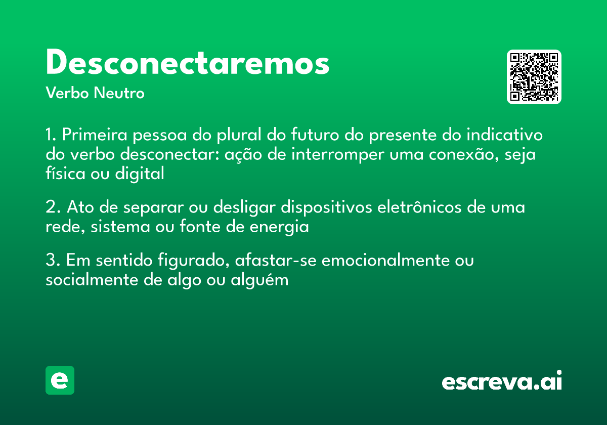 desconectaremos
