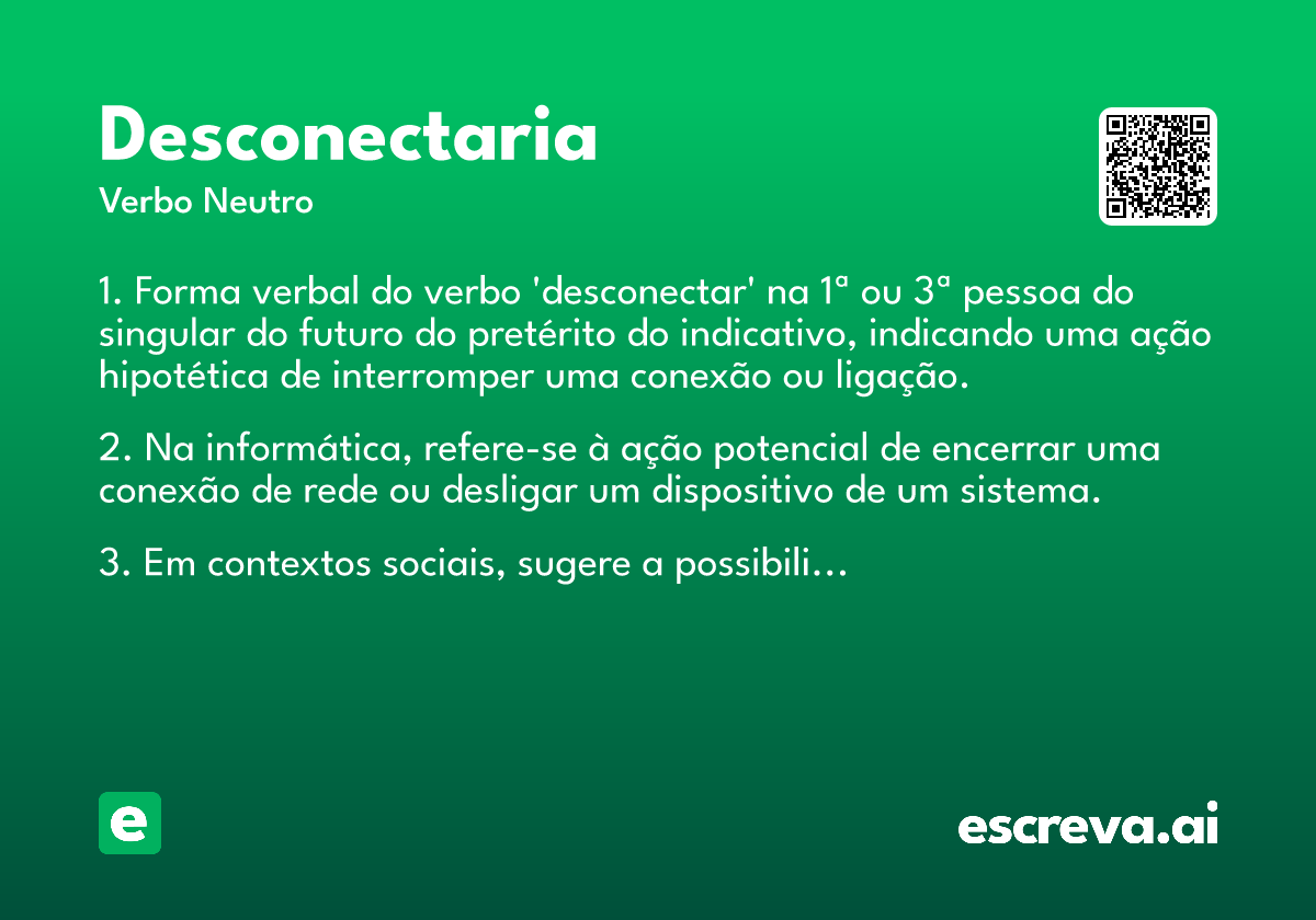 desconectaria