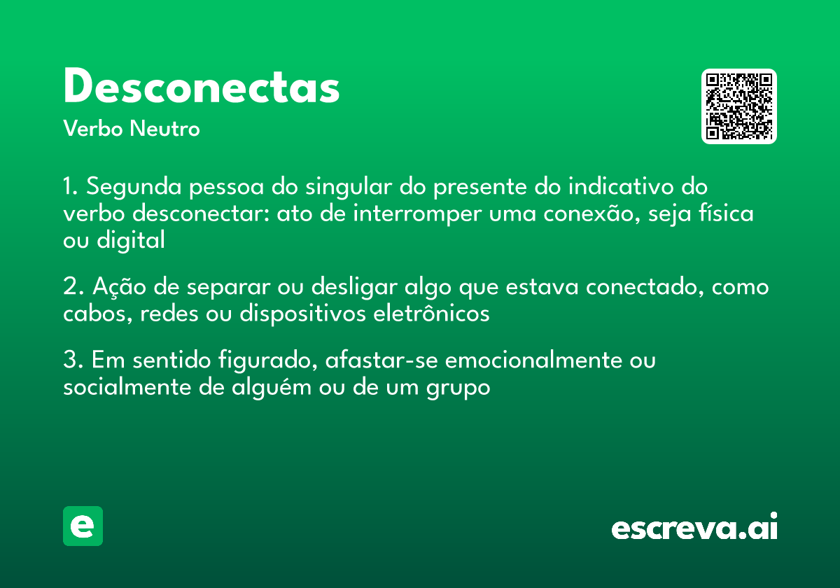 desconectas