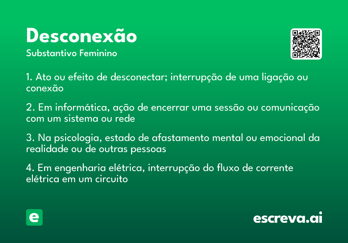 desconexão