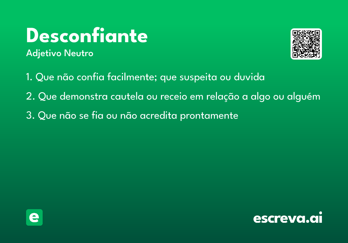 desconfiante
