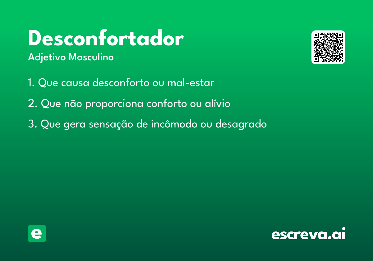 desconfortador