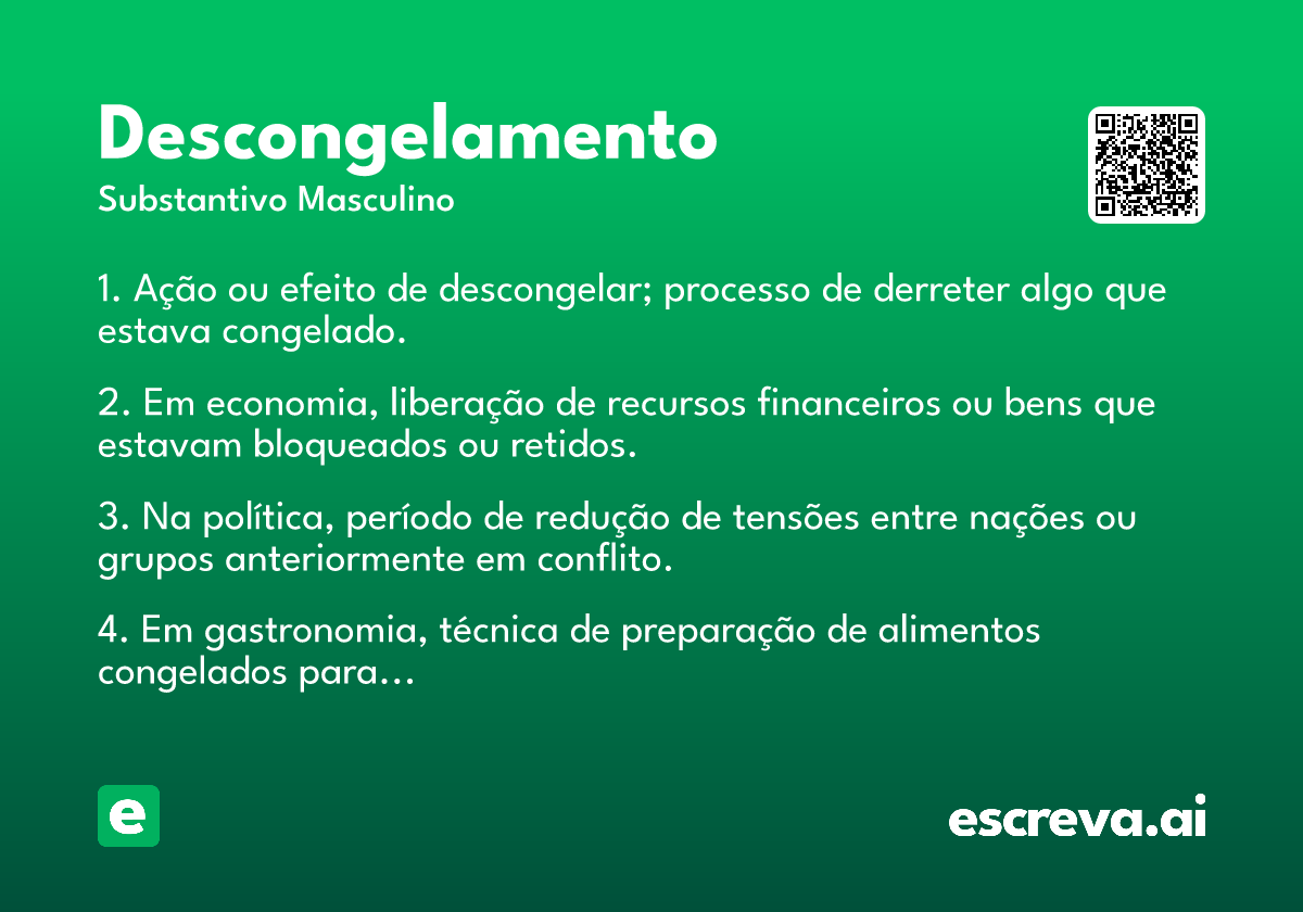 descongelamento