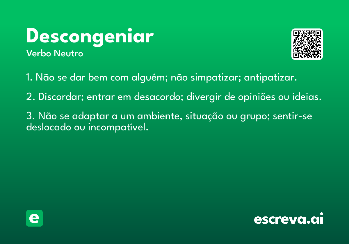 descongeniar