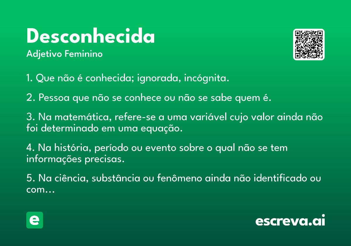 desconhecida