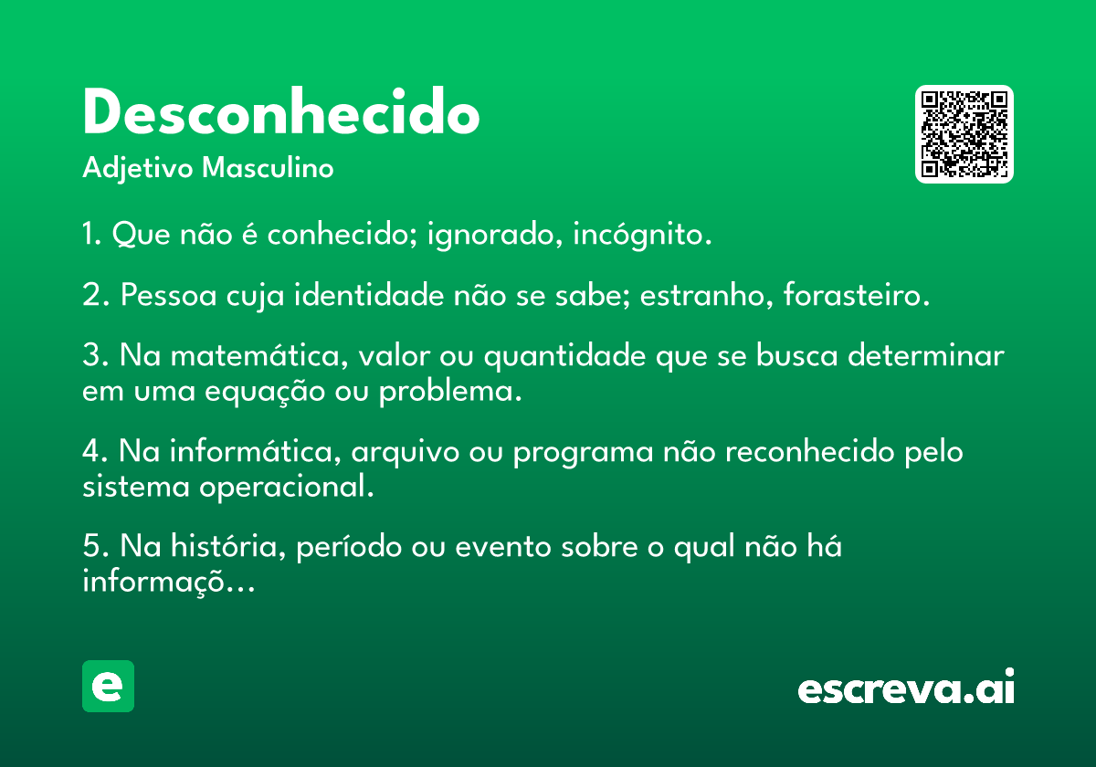 desconhecido