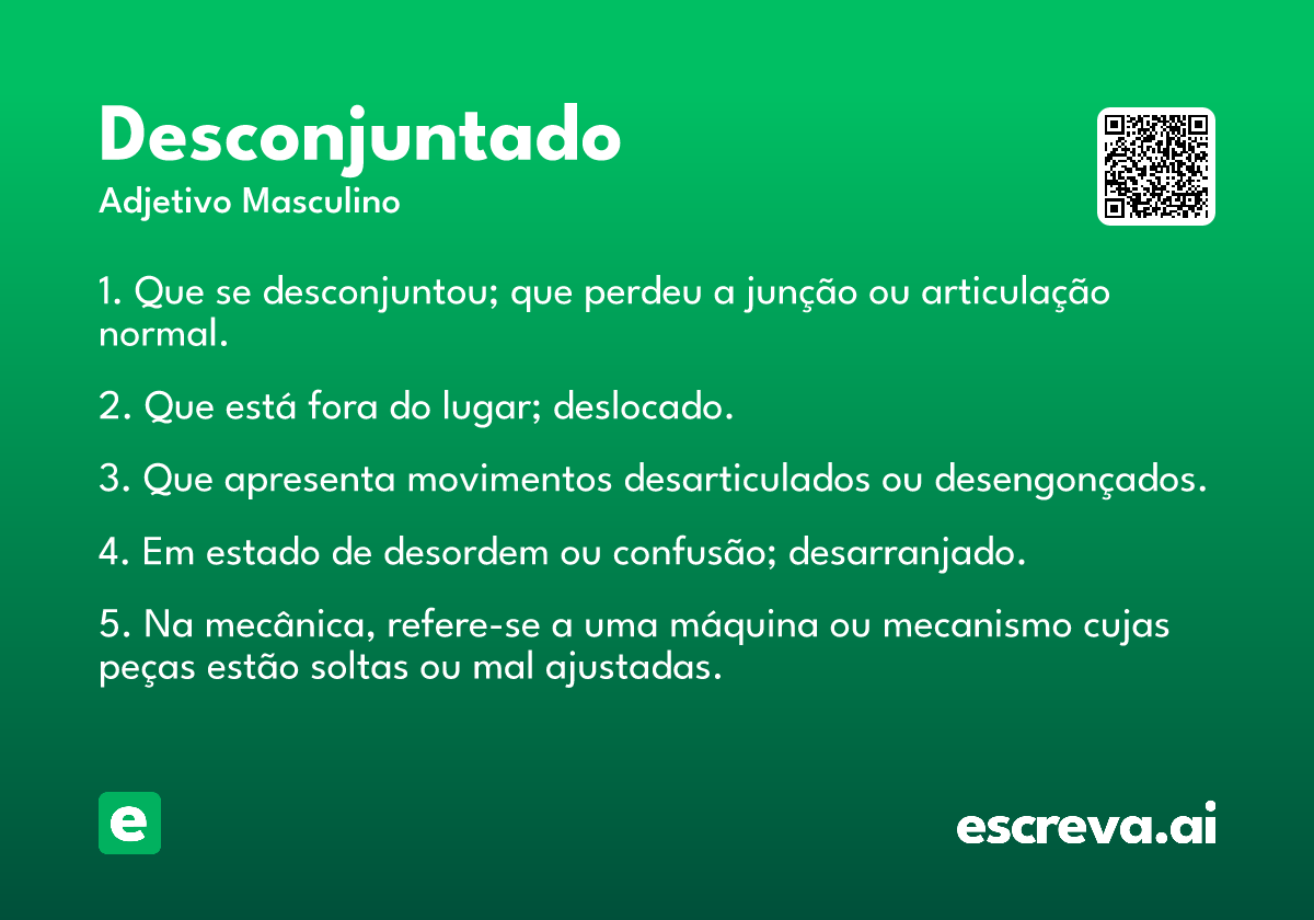 desconjuntado
