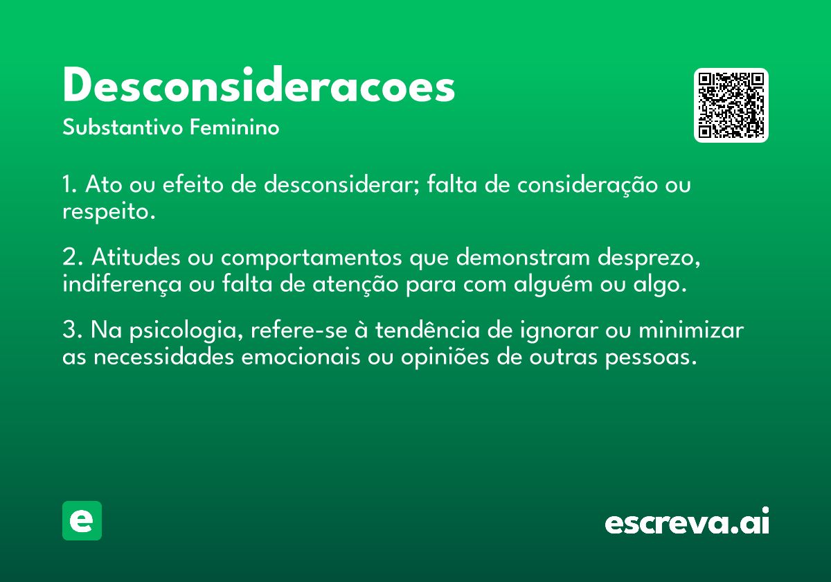 desconsideracoes