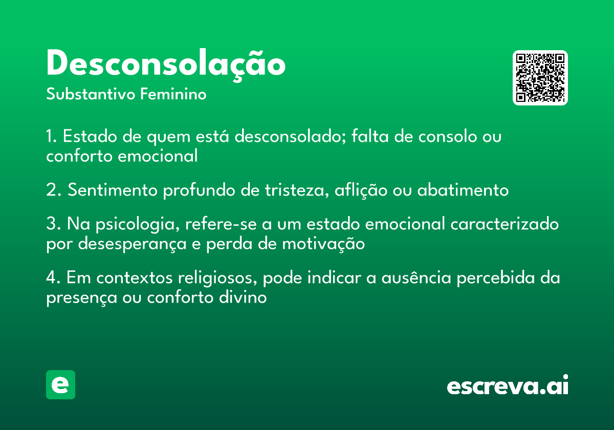 desconsolação