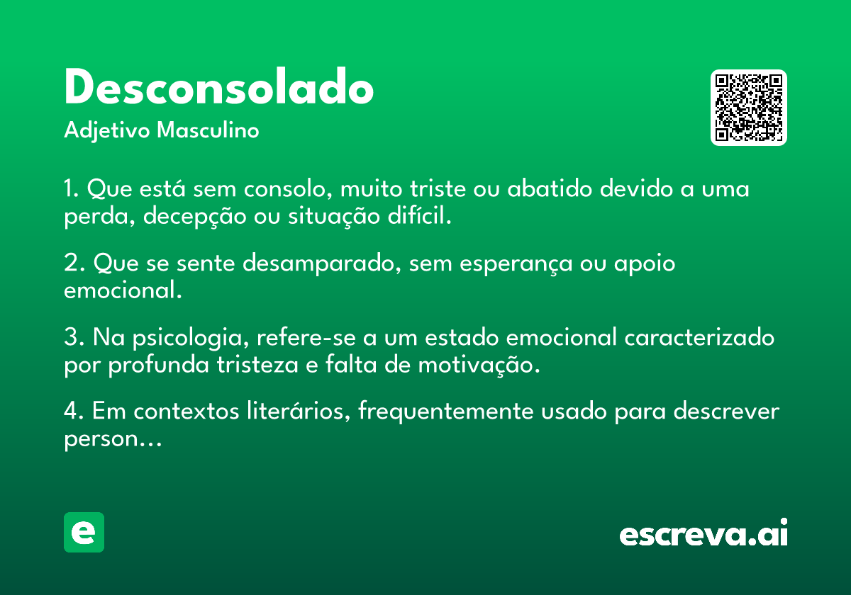 desconsolado