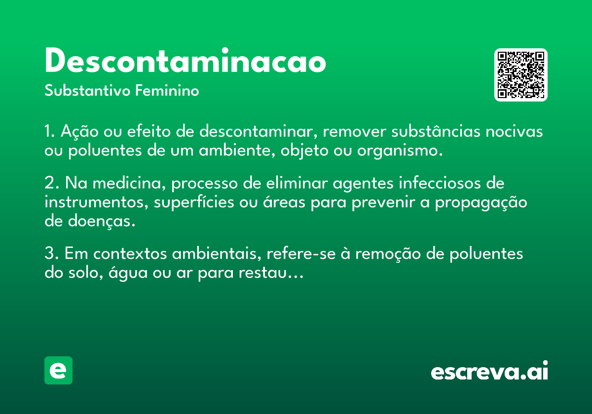 descontaminacao