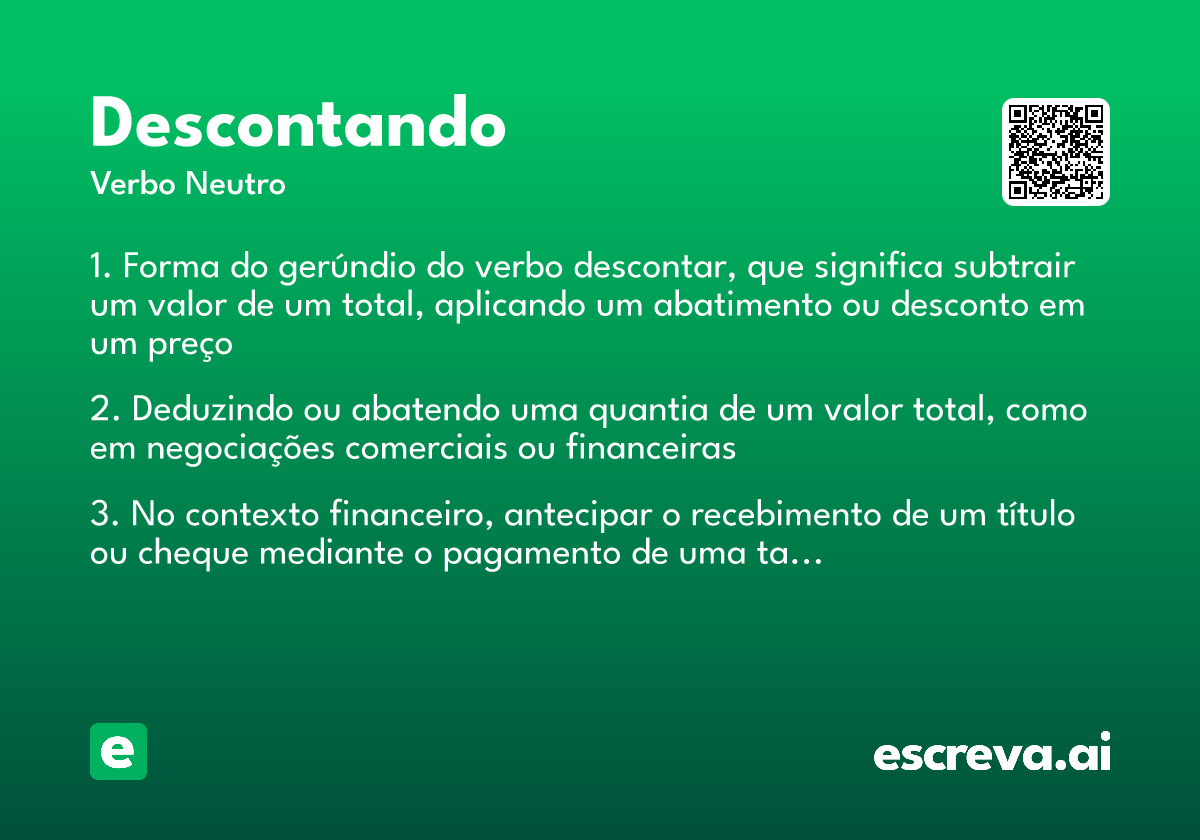 descontando
