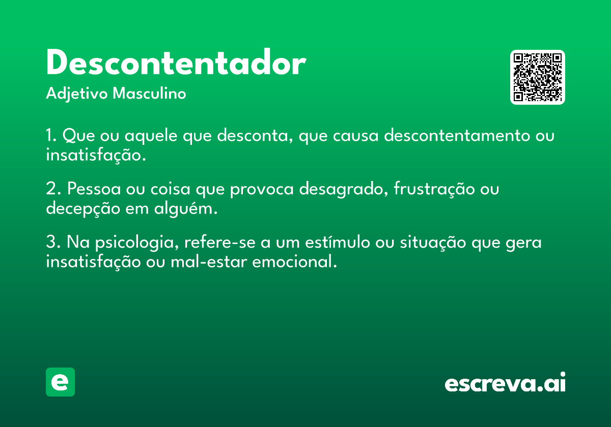 descontentador