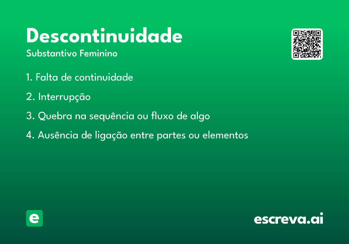 descontinuidade