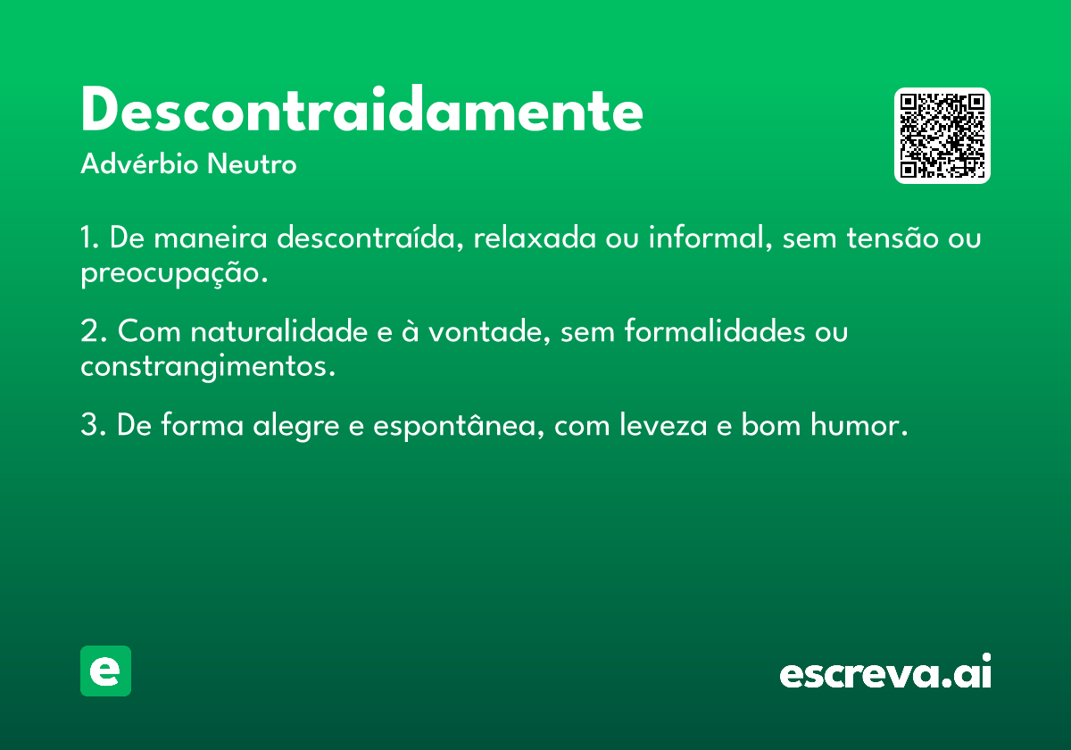 descontraidamente