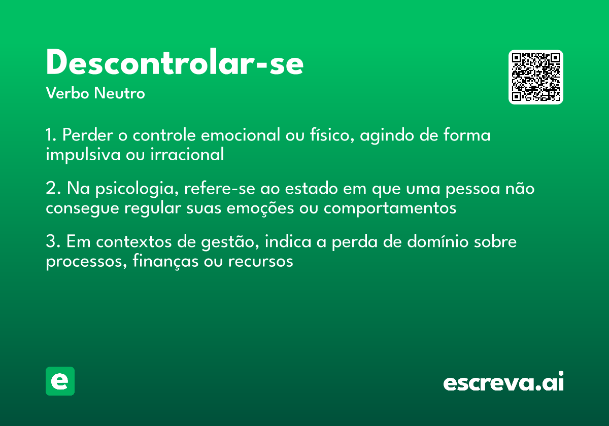 descontrolar-se