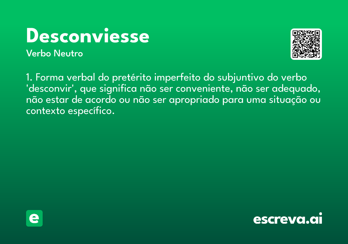 desconviesse